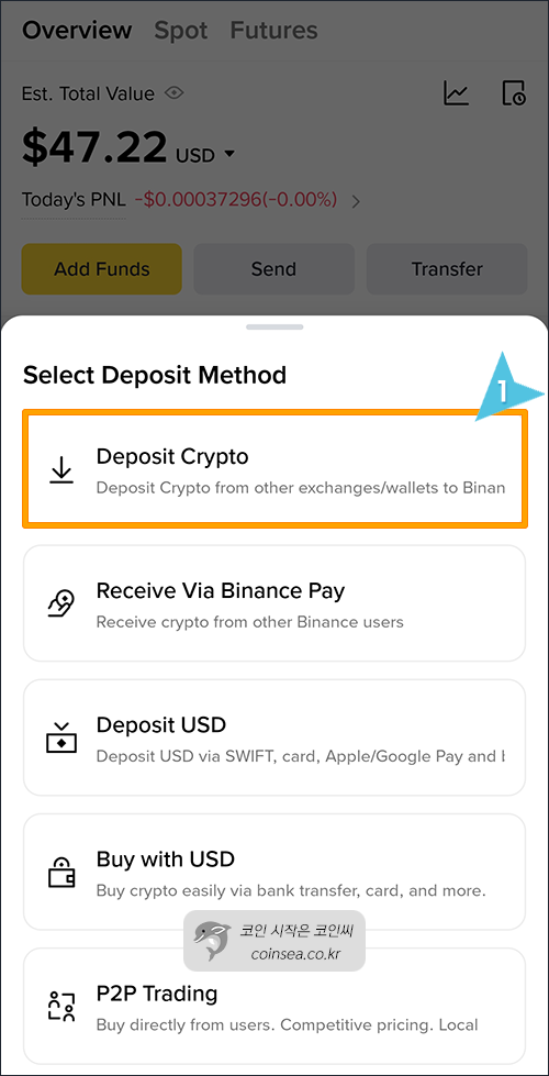 Deposit Crypto