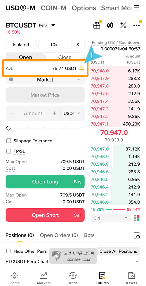 수익 후 Avbl 증가